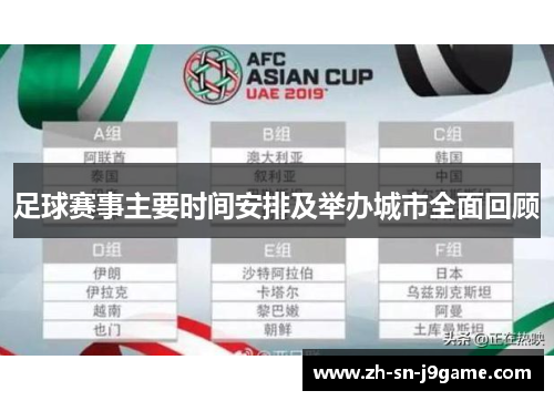 足球赛事主要时间安排及举办城市全面回顾 足球赛事主要时间安排及举办城市全面回顾